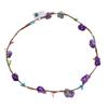 LED Light Simulation Flower Hairband Wreath Headband Flower Crowns Beach Headband Glowing Wreath