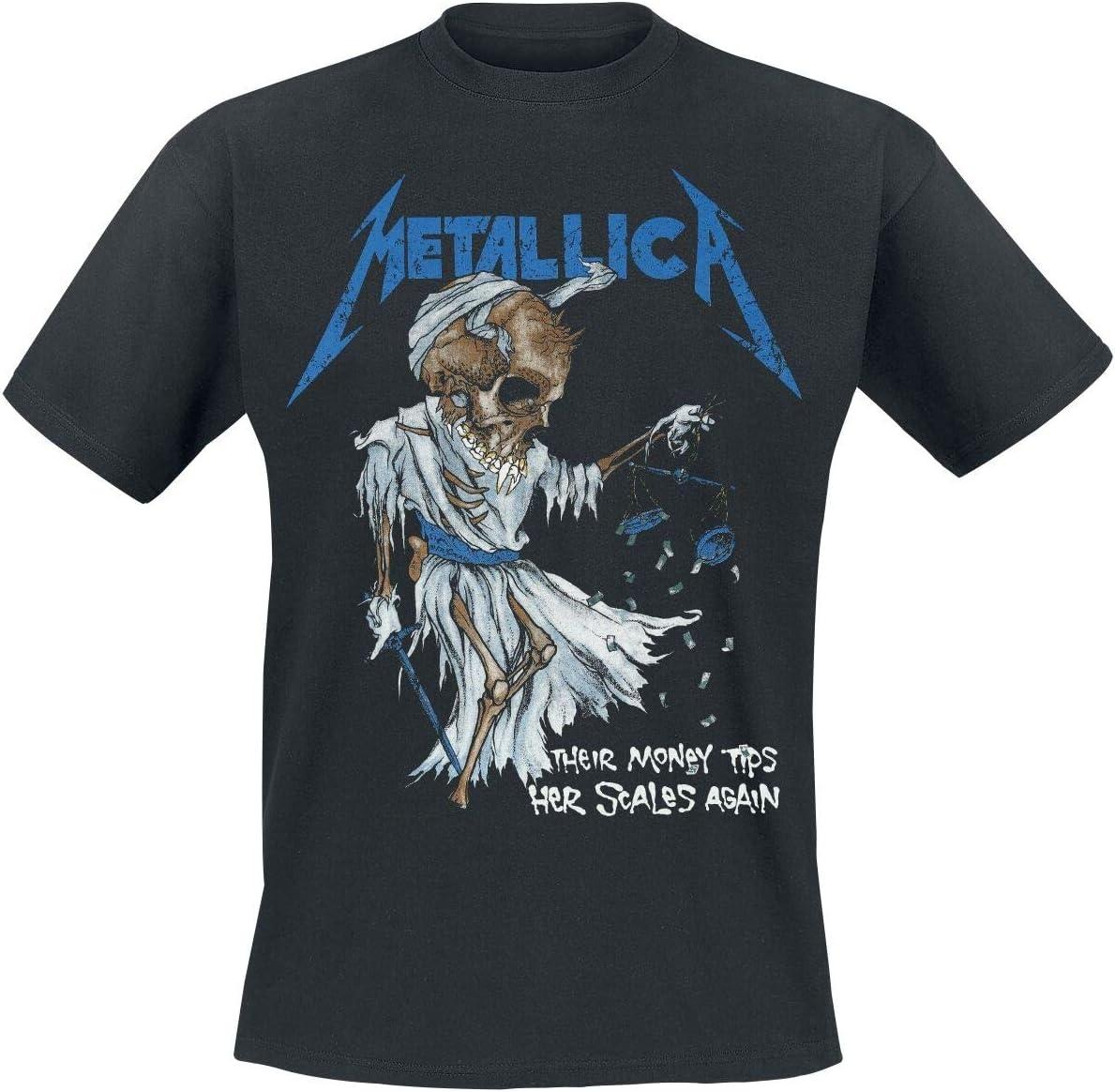 Metallica T Shirt Doris Band Logo Official Mens S