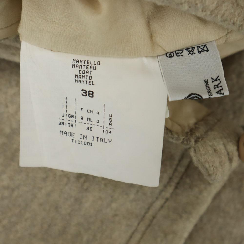 MAX&CO Made In Italy Wool Zip Coat 38 Light Beige Compressed Wool Women Used