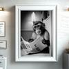 Cute Monkey Bathroom Art Prints Wall Art Funny Bathroom Print Poster Monkey Art Print Toilet Humor Whimsy Animal Canvas Painting