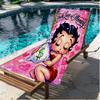 Doll Print Beach Towel, Versatile Lightweight Absorbent Beach Towel for Pool Surf Yoga Bathroom, Perfect Birthday Holiday Gift