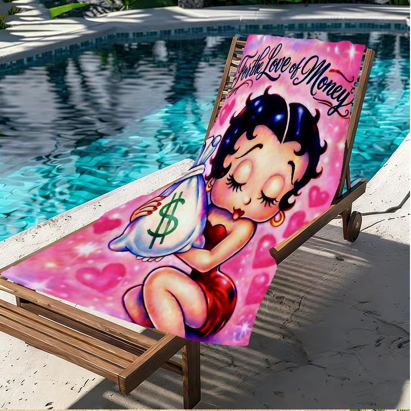 Doll Print Beach Towel, Versatile Lightweight Absorbent Beach Towel for Pool Surf Yoga Bathroom, Perfect Birthday Holiday Gift