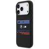 BMW M Silikon Horizontale Linie MagSafe Hülle für iPhone 17 Pro Schwarz