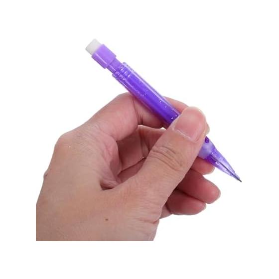 DECHOUS Mini-Druckbleistift 0,7 mm Druckbleistift Set of 10 5 Farben x 2 9,5 cm Für Notizbücher Taschenformat mit Radiergummi Pastellfarben Kompakt Niedlich
