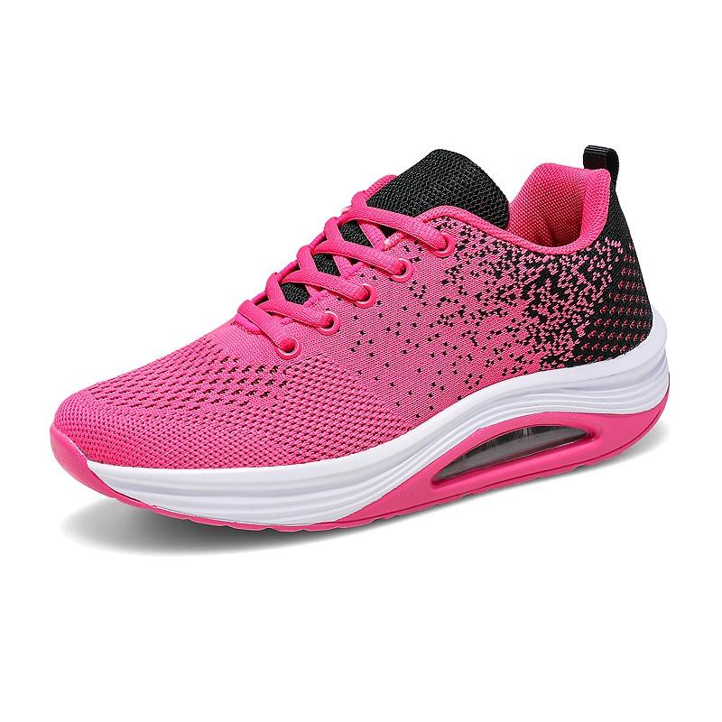 Fashion Walking Shoes for Women Outdoor Platform Sneakers Air Cushion Female Mesh Breathable Leisure Shoes