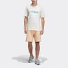 Adidas Originals Trefoil Graphic Tee Short Sleeve Men Tops White DV1911