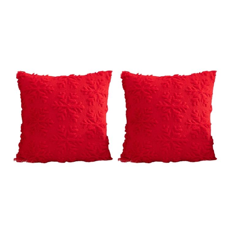 Универсальная Рождественская Наволочка Рождественский Элемент Декоративная Наволочка для Подушки для Домашней Комнаты Дивана Дивана красный 1240₽