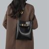 Bucket Bag Women's New Autumn and Winter Messenger Bag High-end Commuting Underarm Shoulder Leather Women's Bag Luggage