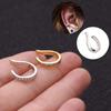 Minimalist Zircon U-shaped Ear Cuff: European/American Style Fake Piercing