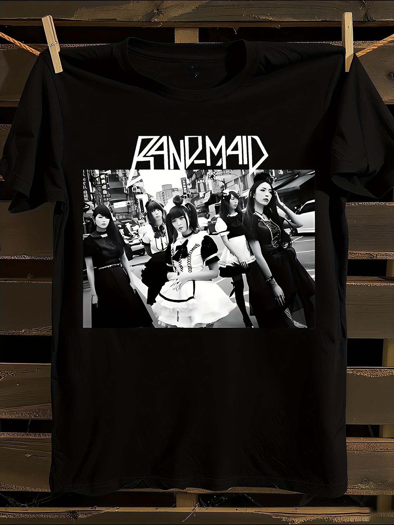 Anime Band Maid Graphic T-shirt XL