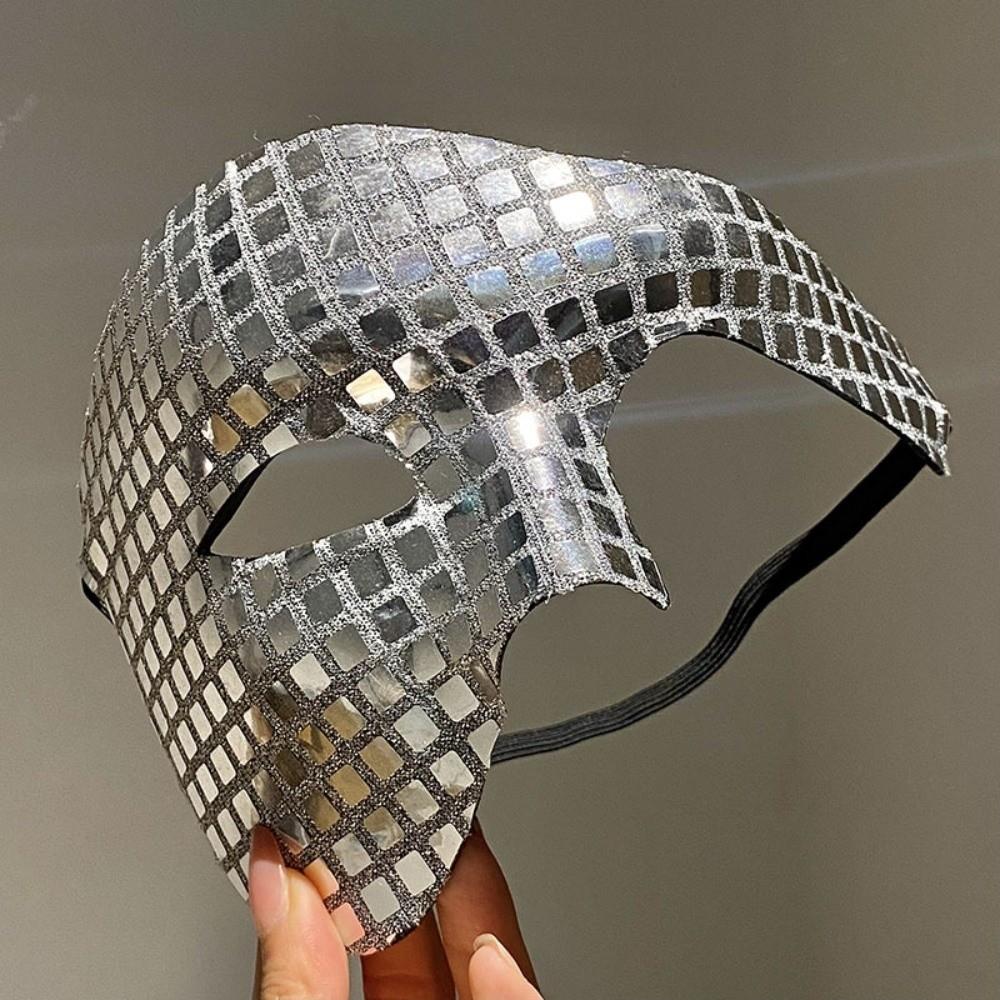 Glitter Material Masquerade Mask Steampunk Style Costume Mask  Halloween Costume
