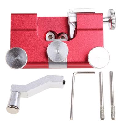 Einfacher Kettensägen Schärfer Schnelles Schärfen Kettensäge Schärfwerkzeug Set Schärfer Feile Tisch Rostschutz Aluminiumlegierung