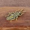 Crafts Collection Desktop Small Ornaments Brass Insect Cockroach Figurines Miniatures Solid Tea Pet Funny