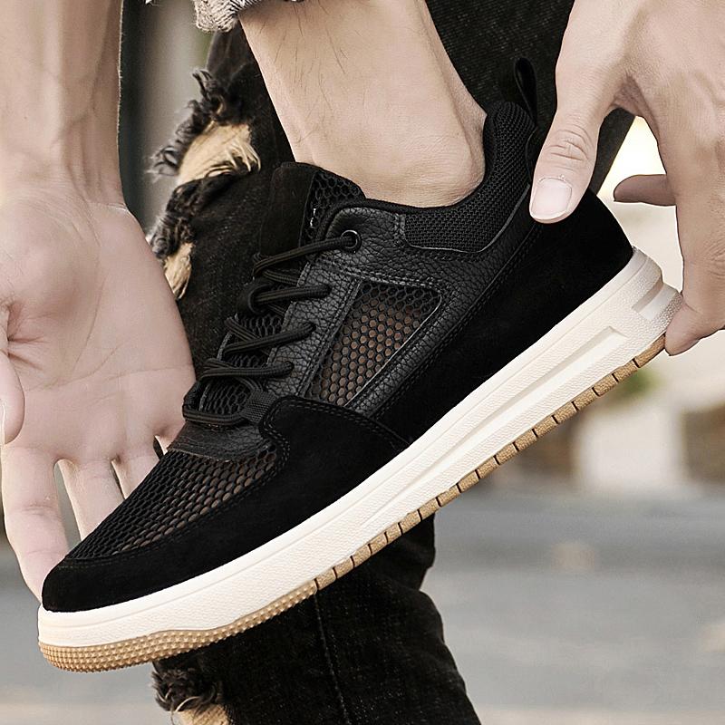 Fashion New Summer Casual Men's and Women's Mesh Sneakers Casual Sports Skateboard Shoes Fashion Breathable Party Thick Soled Shoes