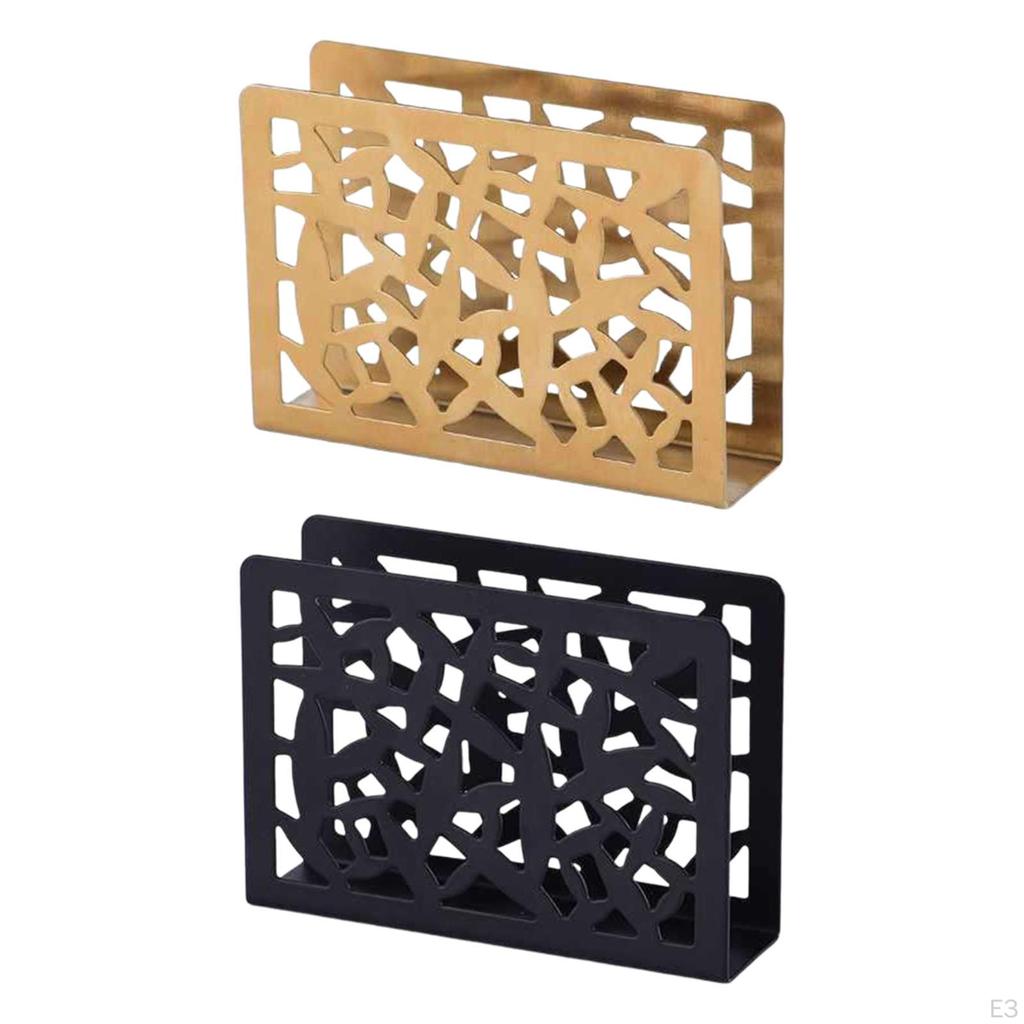 Napkin Holder Stainless Steel Paper Organizer Freestanding Modern Towel Rack for