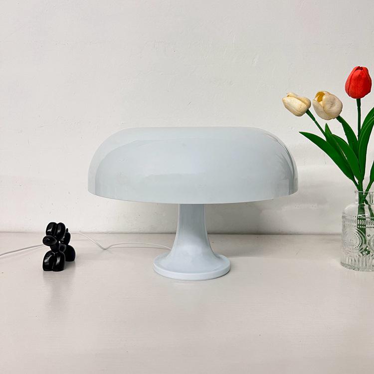 Modern Orange Mushroom Lamp for Bedroom & Living Room Decor - Korean Style