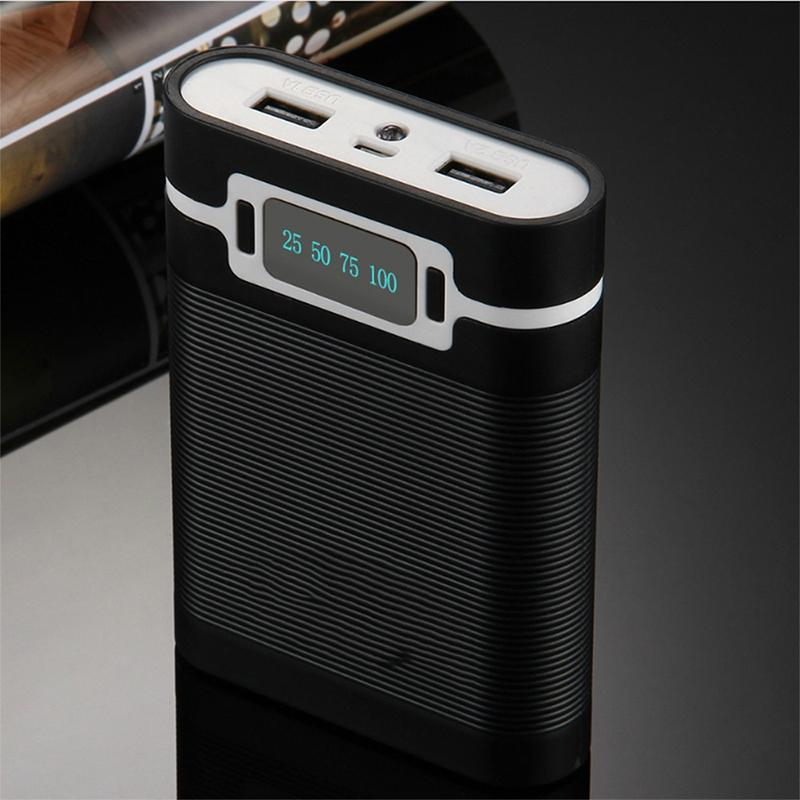 Economic Power Bank Case External Box Mobile Phone 18650 Solderless LED Digital Display DIY Charger Box Power Bank Box