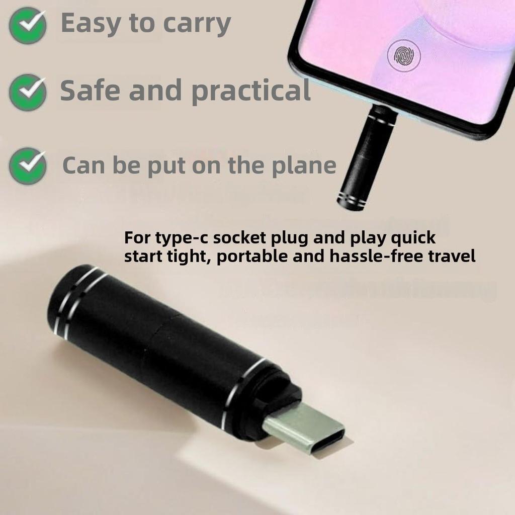 USB-C Mobile Phone  Lighter, Type-c Mobile Phone Lighter, Keychain Portable Lighter.