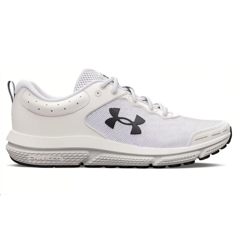 Under Armour Cushioning, Wear Resistant Low top Running Shoes Unisex White Sneakers 3026179104