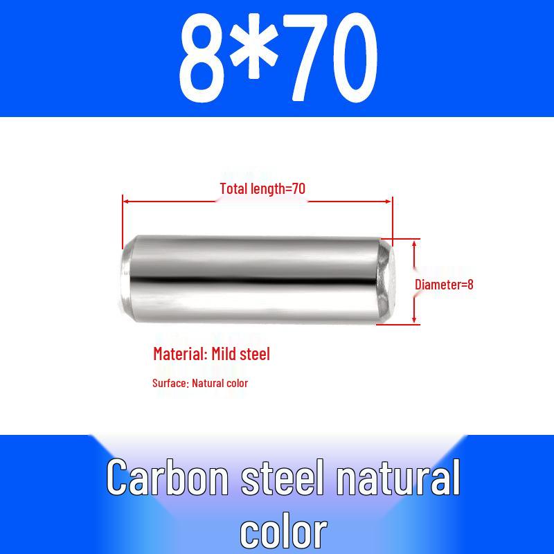 GB119 Iron Cylindrical Positioning Pin - Solid Pin Shaft M3M4M5M6M8M10M12