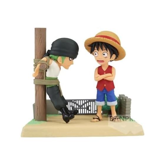 Banpresto One Piece История журнала Monkey D. Луффи и Ророноа Зоро Bandai Spirits World коллекционная фигурка