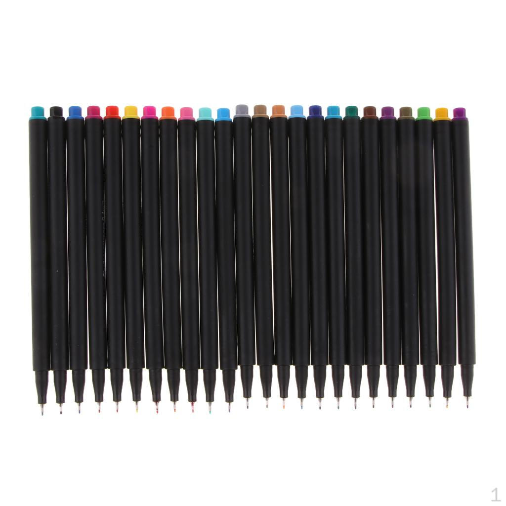 

24 цвета Fineliners Цветные на водной основе