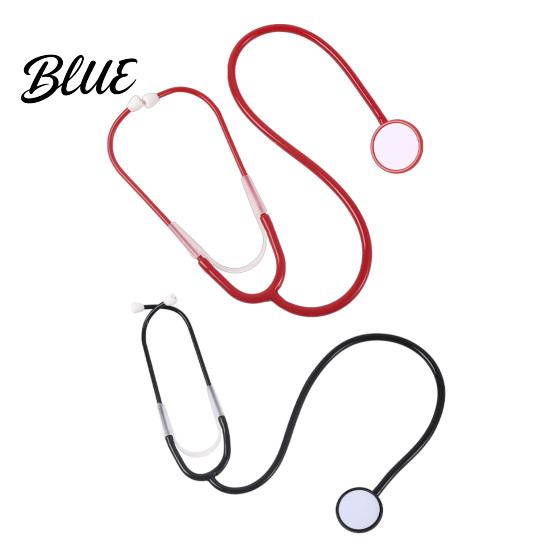 Pretend Play Medical Kit Stethoscope Prop Fake Doctor Nurse Costume Accessories Plastic Halloween Accessories Toy for Role Play Cosplay,