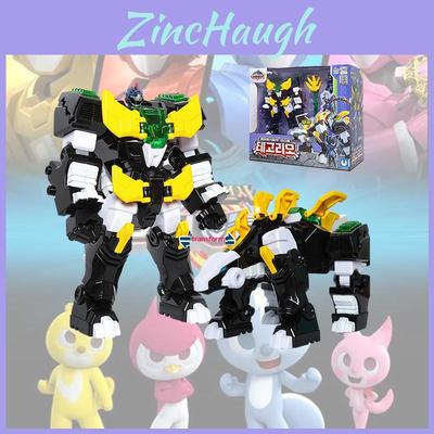 Super Dinosaur Power 2 Mini Special Forces Beast King Power 4 Transforming Mech Armor Children's Toy Abs Material