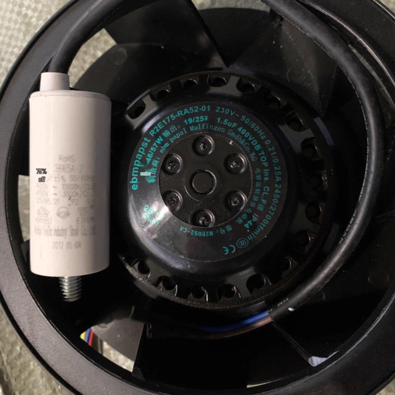 

R2E175 Centrifugal Fan (Models RA52-01, BA52-01, BA78-11) - Germany Imported BA78-11