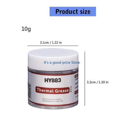 Premium Silicone Thermal Heatsink Paste For PC Components Heat Dissipation High Stability 10g For PC Components Cooling