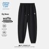 JEANSWEST LIFE Men's Waffle Sweatpants with Bear Print