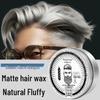 Men's Natural Volumizing Hair Wax Gel with Fresh Scent
