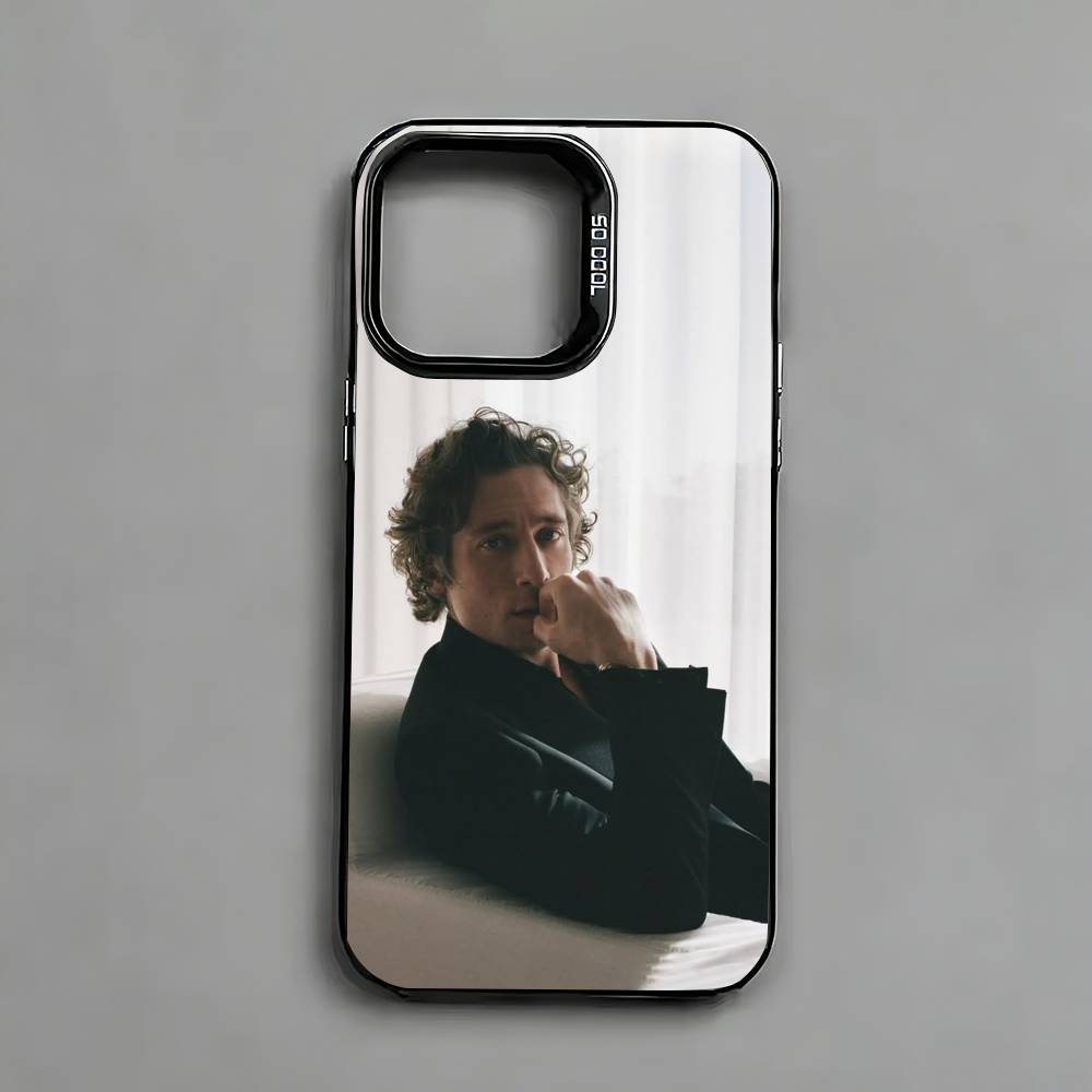 Jeremy-y Allen-n Weißer Schauspieler Handyhülle Für iPhone 17,16,15,14,13,12,11 Plus,Pro Max,XS,Bunte Silberne Handyhülle Funda Cover