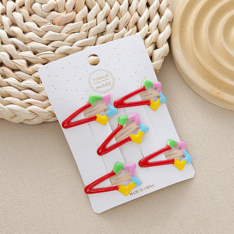 

5 шт. новые милые конфетные цветные заколки для волос BB заколки для девочек детские головные уборы заколки для волос аксессуары для волос