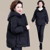 Plus Size Thin Padded Jacket, Short Down Jacket, Winter Clothes, Middle-aged and Elderly Winter Clothes, Women's Models