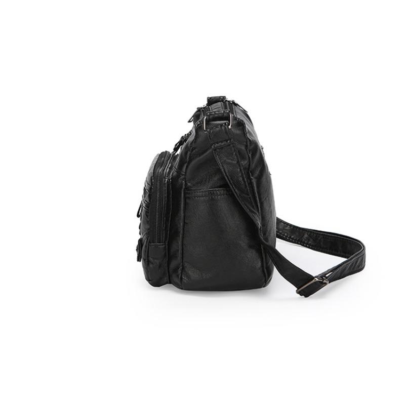 Modische Damen Umhängetasche, Große Kapazität Mehrere Taschen Schultertasche, Stylische Textur Tägliches Rucksack