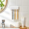 Six-hole Toothbrush Holder, Non-trace Strong Adhesive, Multi-head Toothbrush Holder Can Be Disassembled and Washed