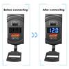 USB C Car Charger PD QC3.0 Dual USB Car Charger Socket 12V 24V Phone Charge Power Adapter for Motorcycle Boat Marine Truck ATV