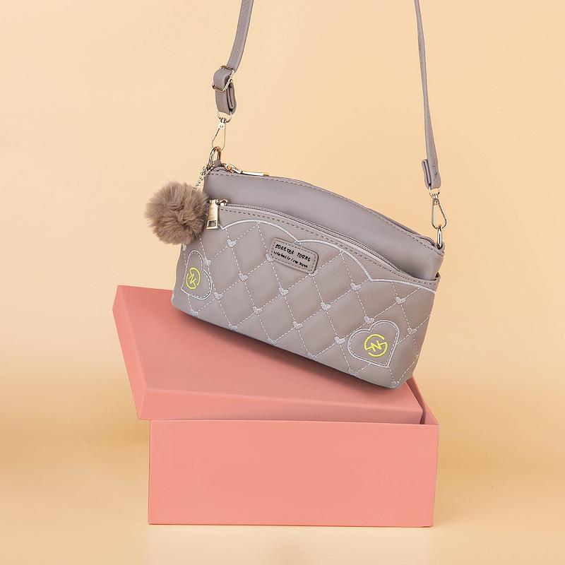 Winter Crossbody Women's Small Bag Mom's One Shoulder Rhombus Versatile Underarm Bag Casual Versatile