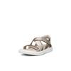 ECCO SOFT SANDAL W Women's Real Leather Comfort Cross Strap Sandals EU38