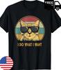 Retro I Do What I Want Cat Funny Cat Lover Unisex T-Shirt