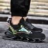 Mode 2024 Frühling Neuer Spot Mode Blade Schuhe Fliegendes Gewebe Atmungsaktiv Trend Herrenschuhe Outdoor Casual Dicksohlige Sneakers