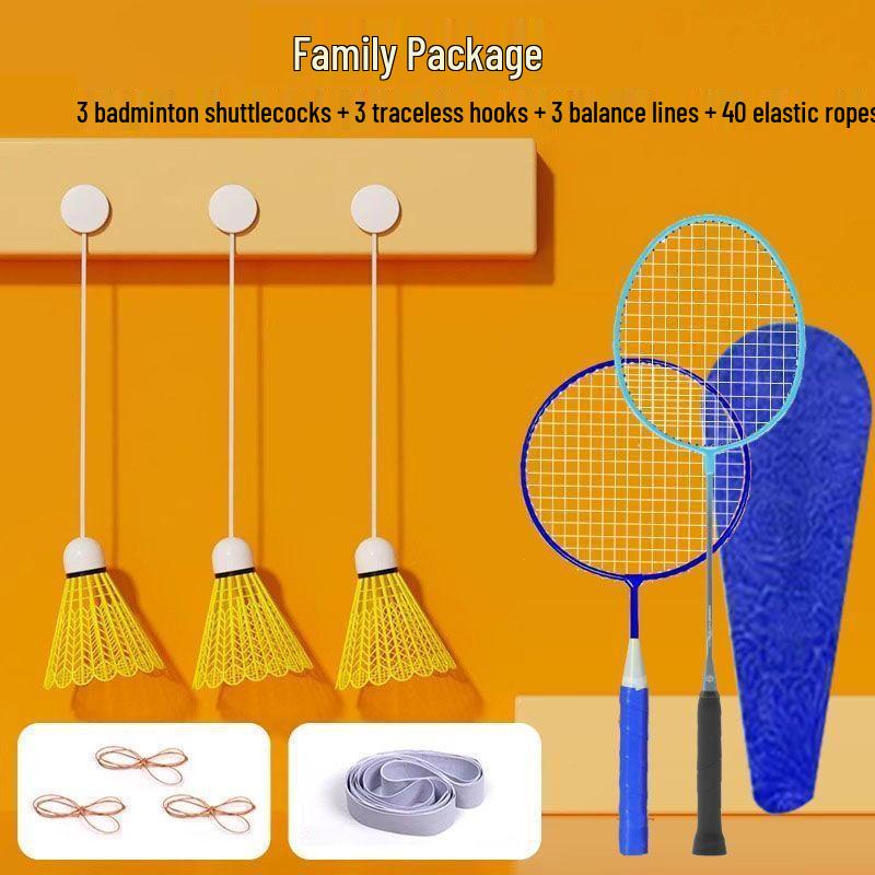 Badminton Solo Rebound Trainer Kit