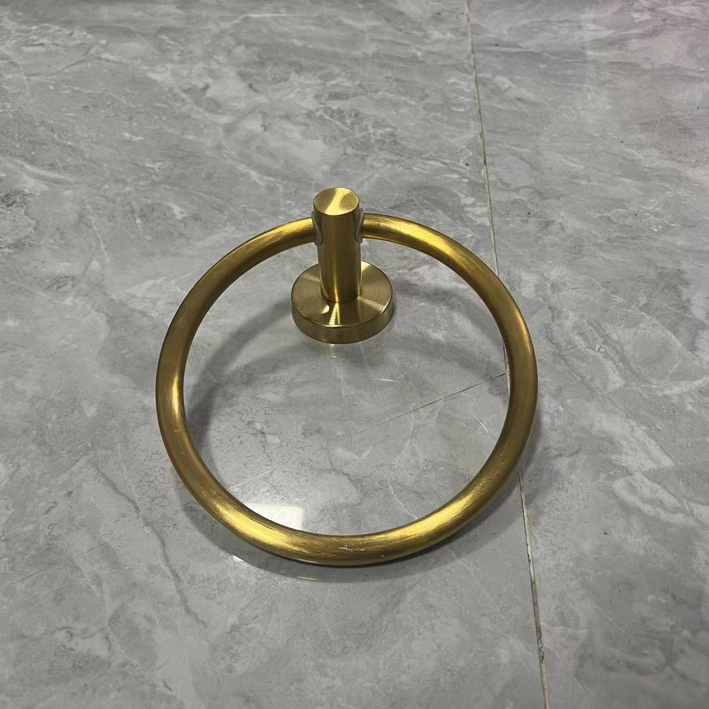 Stainless Steel No-Drill Wall-Mounted Towel and Toilet Paper Holder