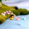 20Pcs DIY Craft Miniature Ducks Resin Accessories for Micro Landscape Terrarium Jewelry Making Phone Case Decoration