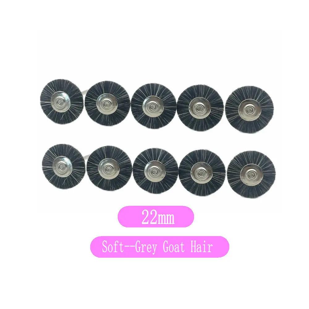 10pcs Polishing Wheels Wool/Cotton/Cloth Buffing Pad Jewelry Abrasive Brush Dental Lab Hp Brush 2.35mm Shank Rotary Tools