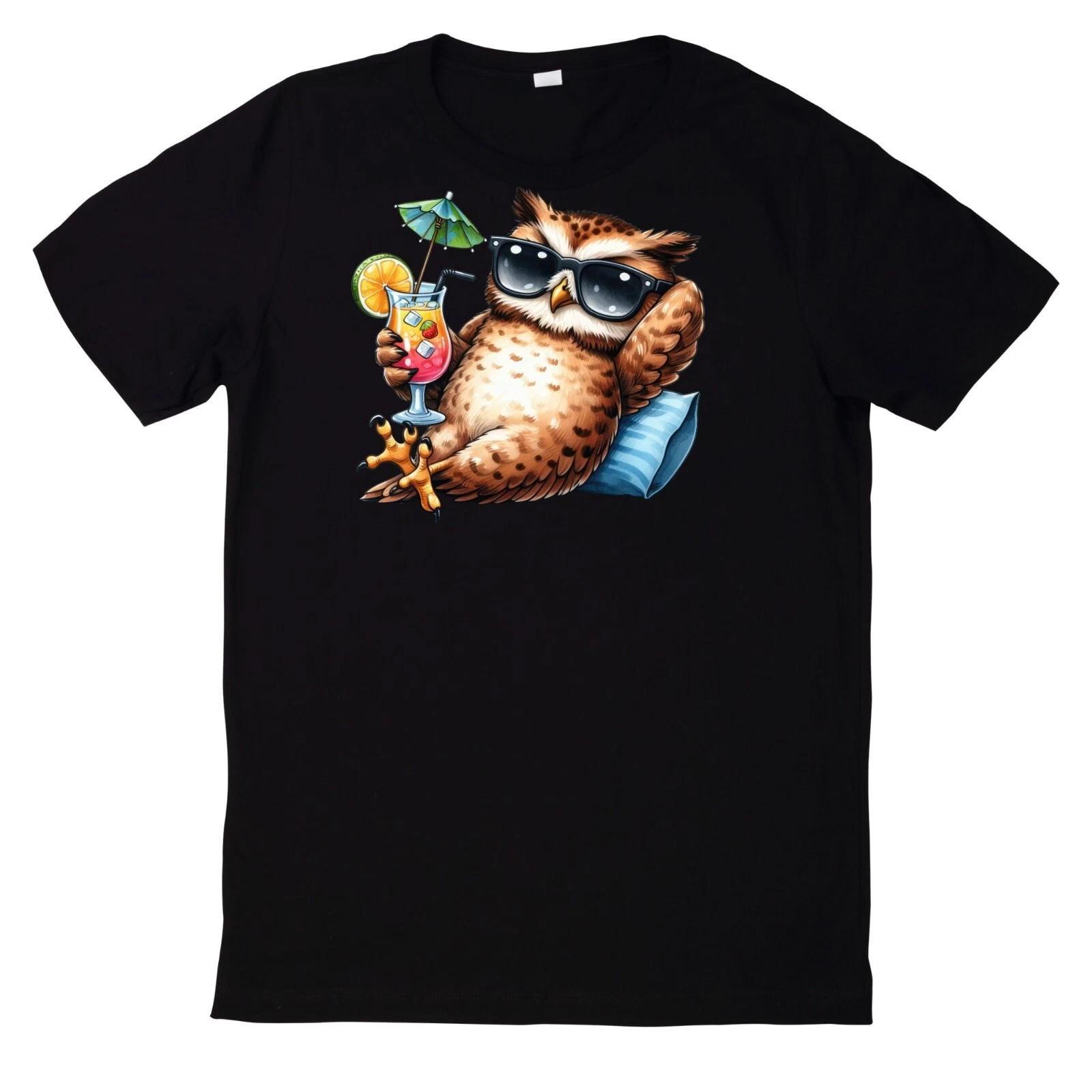 T-Shirt Niedliches Sommercocktail und Tier XXXL