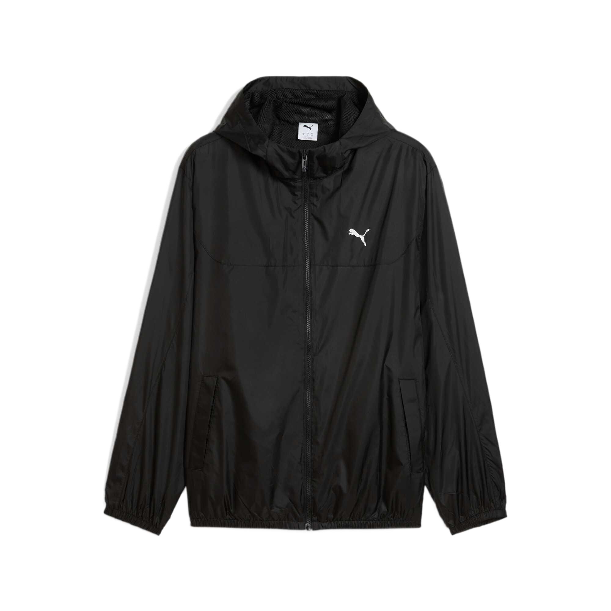 

PUMA Men s Windproof Water-Resistant Packable Woven Jacket Black 687547-01 L