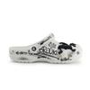 Crocs Klasyczne chodaki Duże Oczy Urocze Zabawne Graffiti Fajne Wszechstronne Buty z Dziurkami Unisex Białe