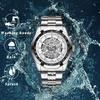 Silver Watch with 3ATM Water Luminous Analog Stainless Stylish Quartz Fashion Accessory Perfect for or As a Boyfriend Gift Men's Calendar, Resistance,